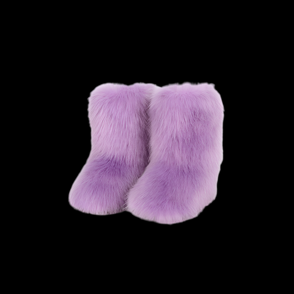 Thermal Fuzzy Platform Boots